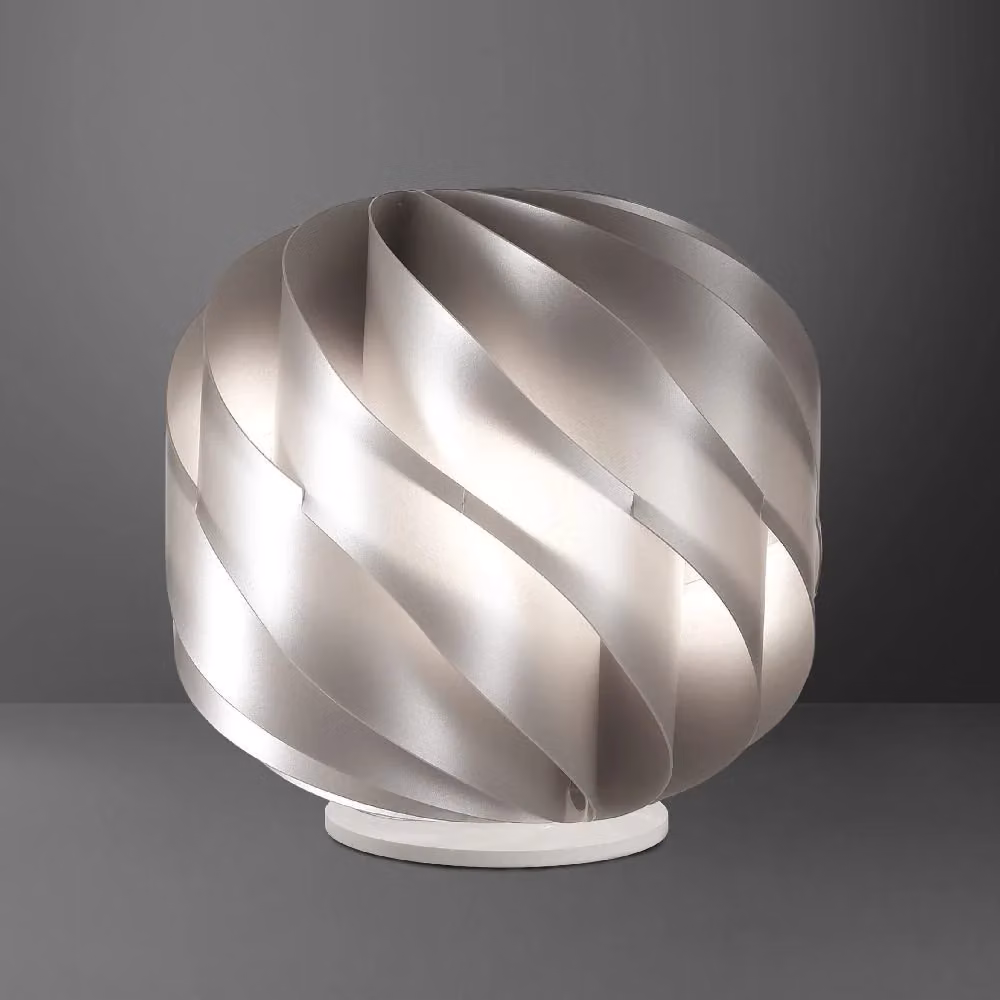 Lampada da Tavolo IPERBRIKO LAP Silver in Plastica, L 25 cm x P 24 cm x H 30 cm – 2