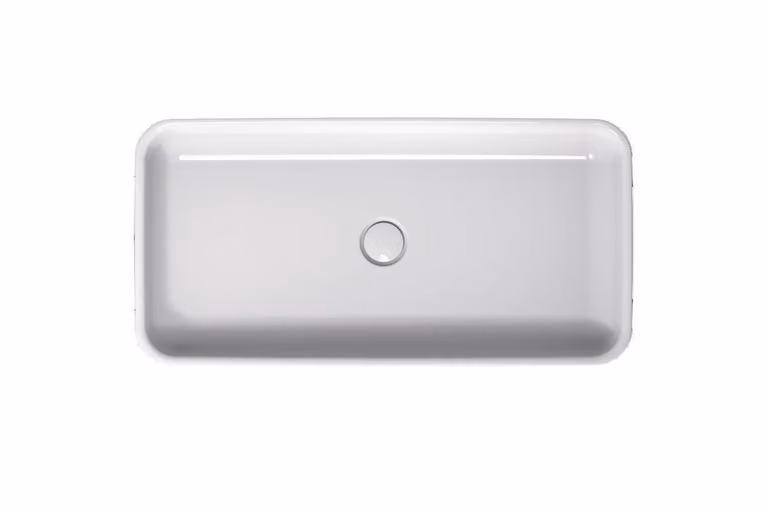 BetteArt lavabo à poser, sans trou pour robinet, sans trop-plein, 800x400x90mm, A182-000PW, A182-000PW
