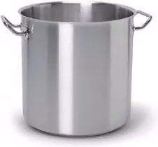 Pentola Ballarini Serie Professionale 9200 in Acciaio Inox 18-10, Grigio Argento Satinato, Diametro: 40 cm – 1