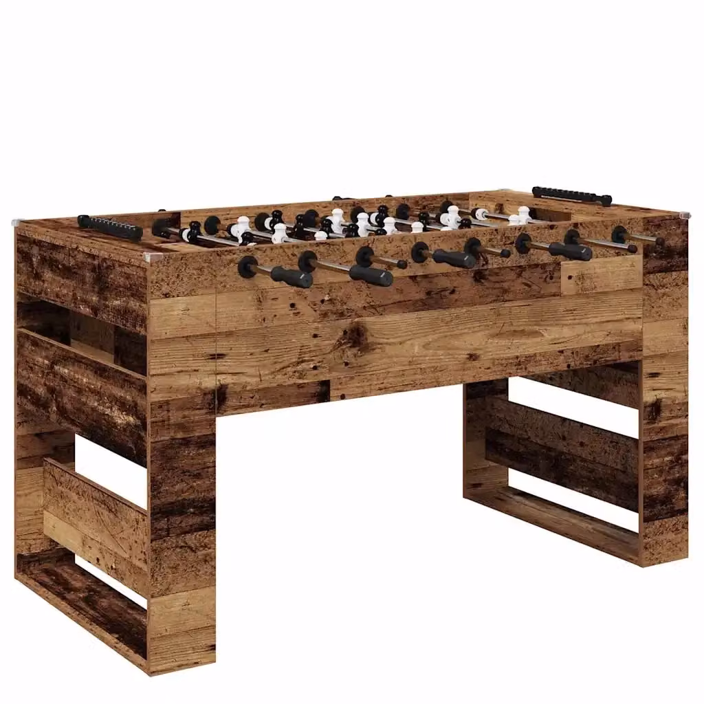 Tavolo da Foosball vidaXL in legno color marrone, L: 146,5 cm, P: 74 cm, H: 85 cm – 2