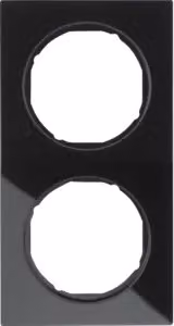 Berker 10122216 Placca da parete e coperchio dell'interruttore nero