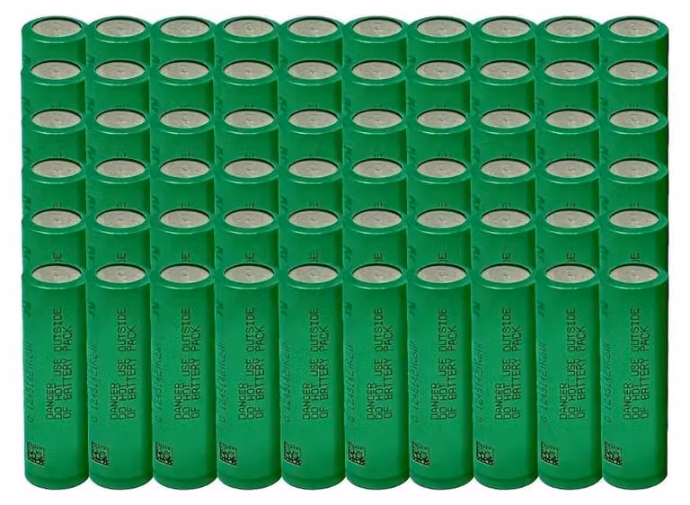 Batteria agli ioni di litio, capacità 3000mAh, corrente di scarica 30A, confezione da 60 pezzi, 3,7 V