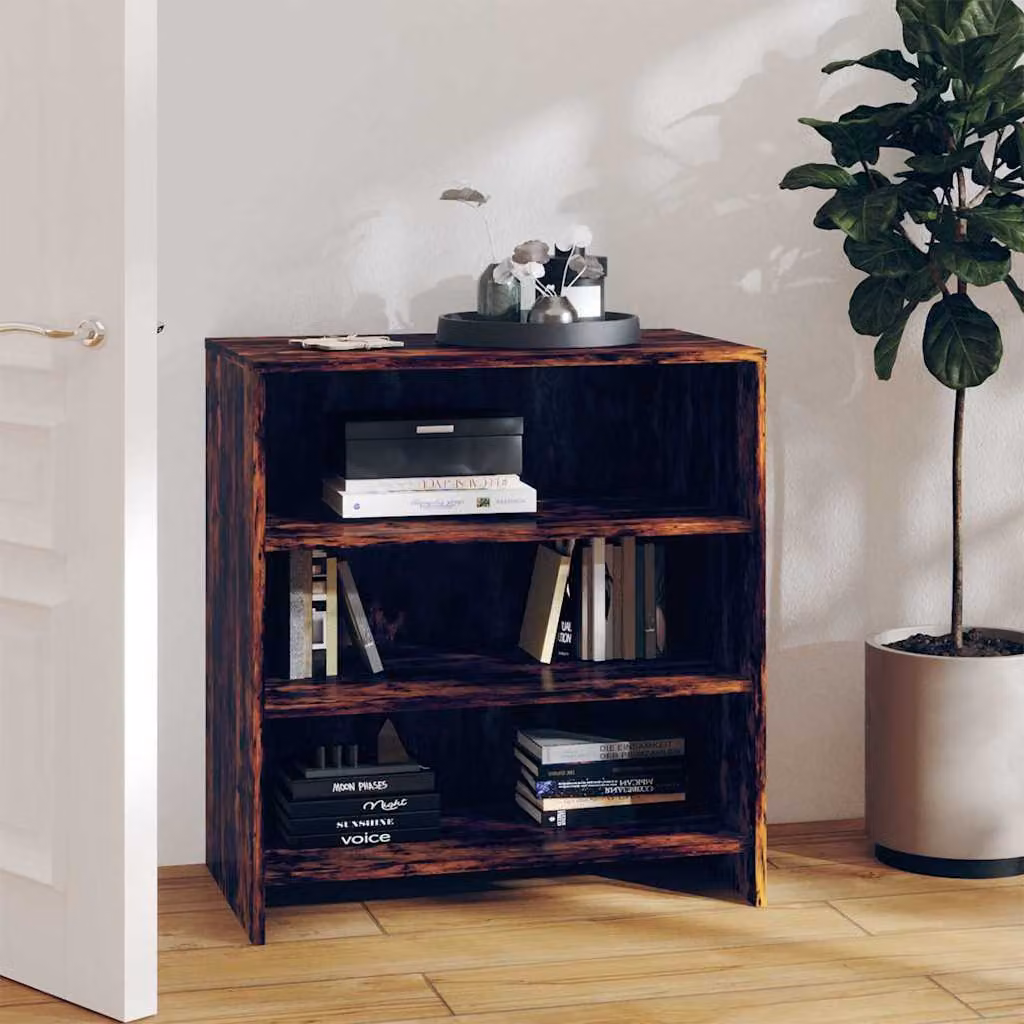 Credenza moderna vidaXL in MDF color Rovere Fumo L: 70 cm, P: 40,5 cm, H: 75 cm