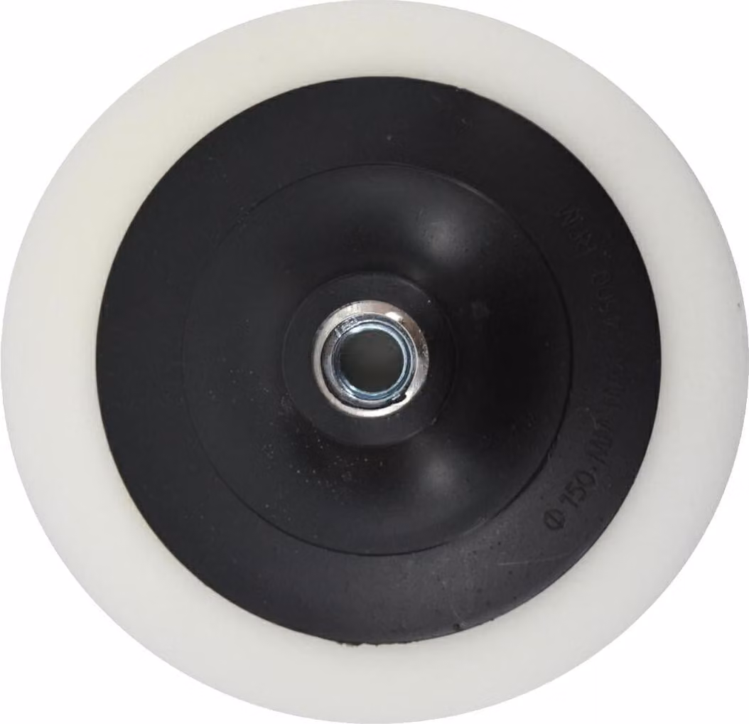 AWTOOLS, disco abrasivo da 180 mm, spugna bianca, attacco M14, durezza elevata