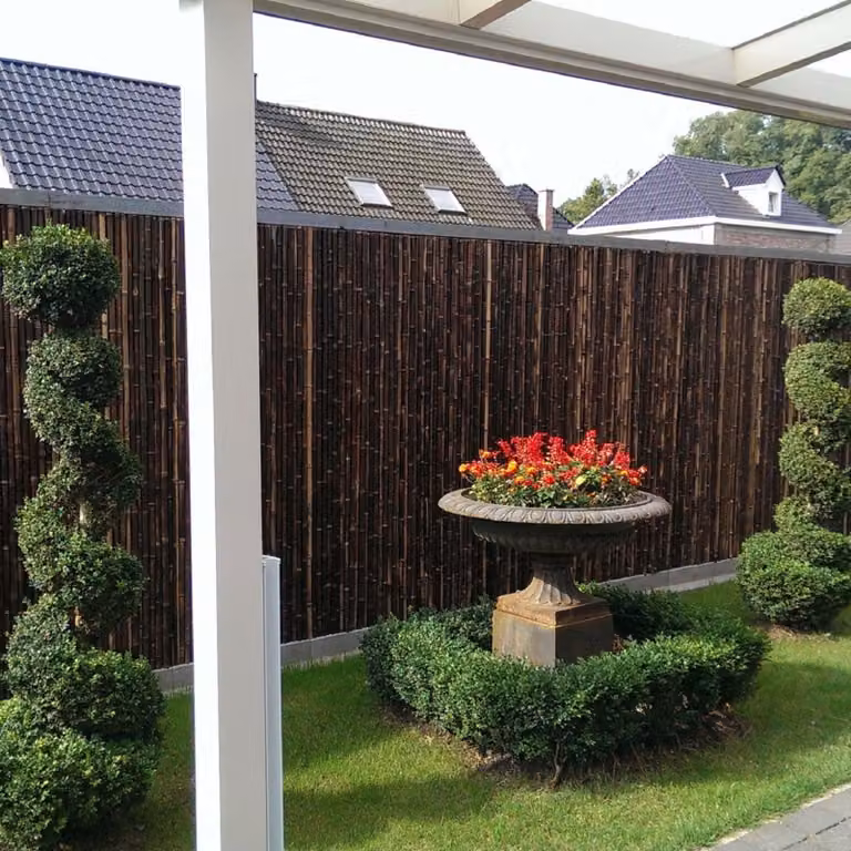 Schermo protettivo in bambù BALI 120x180 cm (A x L) Nigra Recinzione avvolgibile in bambù per giardino, terrazza e balcone – Recinzione protettiva, rivestimento per balcone, recinzione da giardino, recinzione, resistente alle intemperie e tagliabile in mo