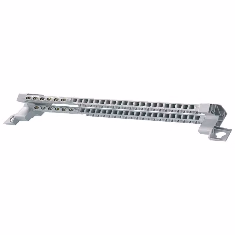 Barra Siemens N/PE come morsetto a innesto con 6 viti ciascuna da 2,5-16 mm² e 21 connettori 8GK99100KK12