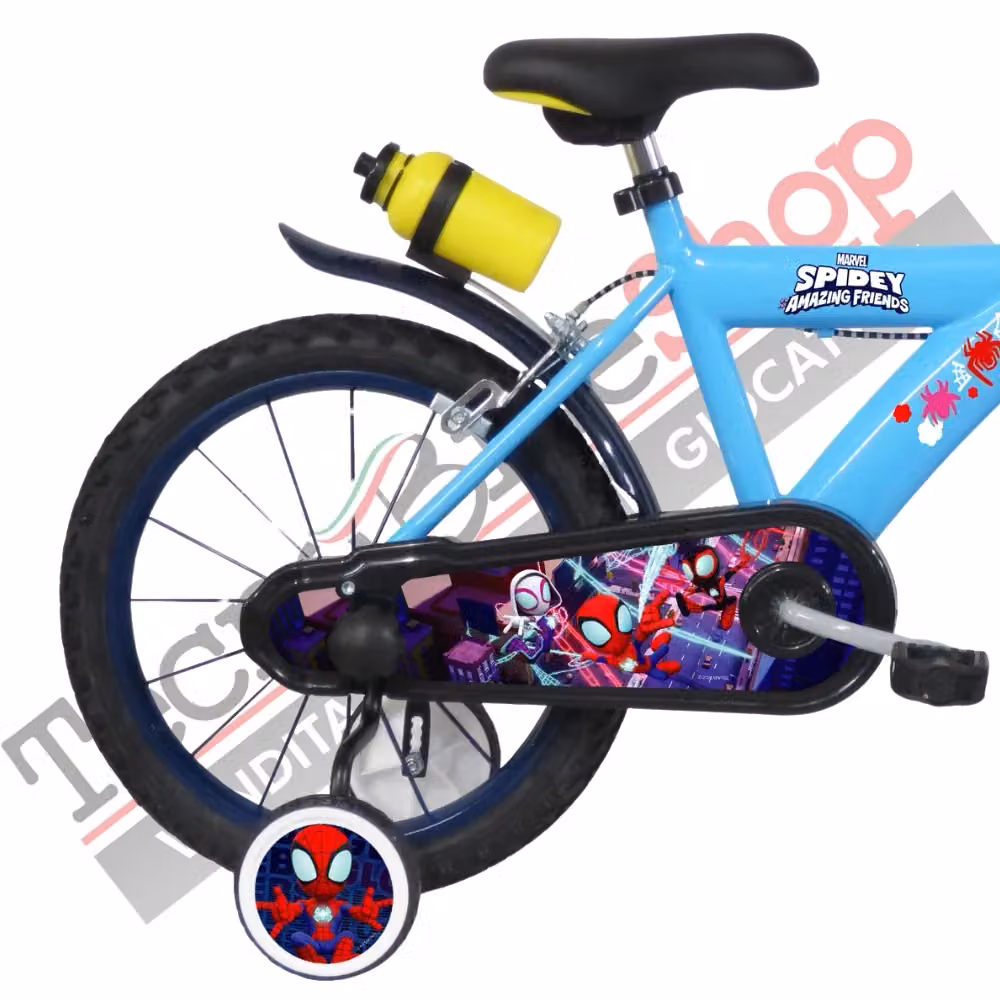 Bicicletta per bambini Denver Marvel Spidey 14 pollici gialla e blu di Tecnobike Shop – 2