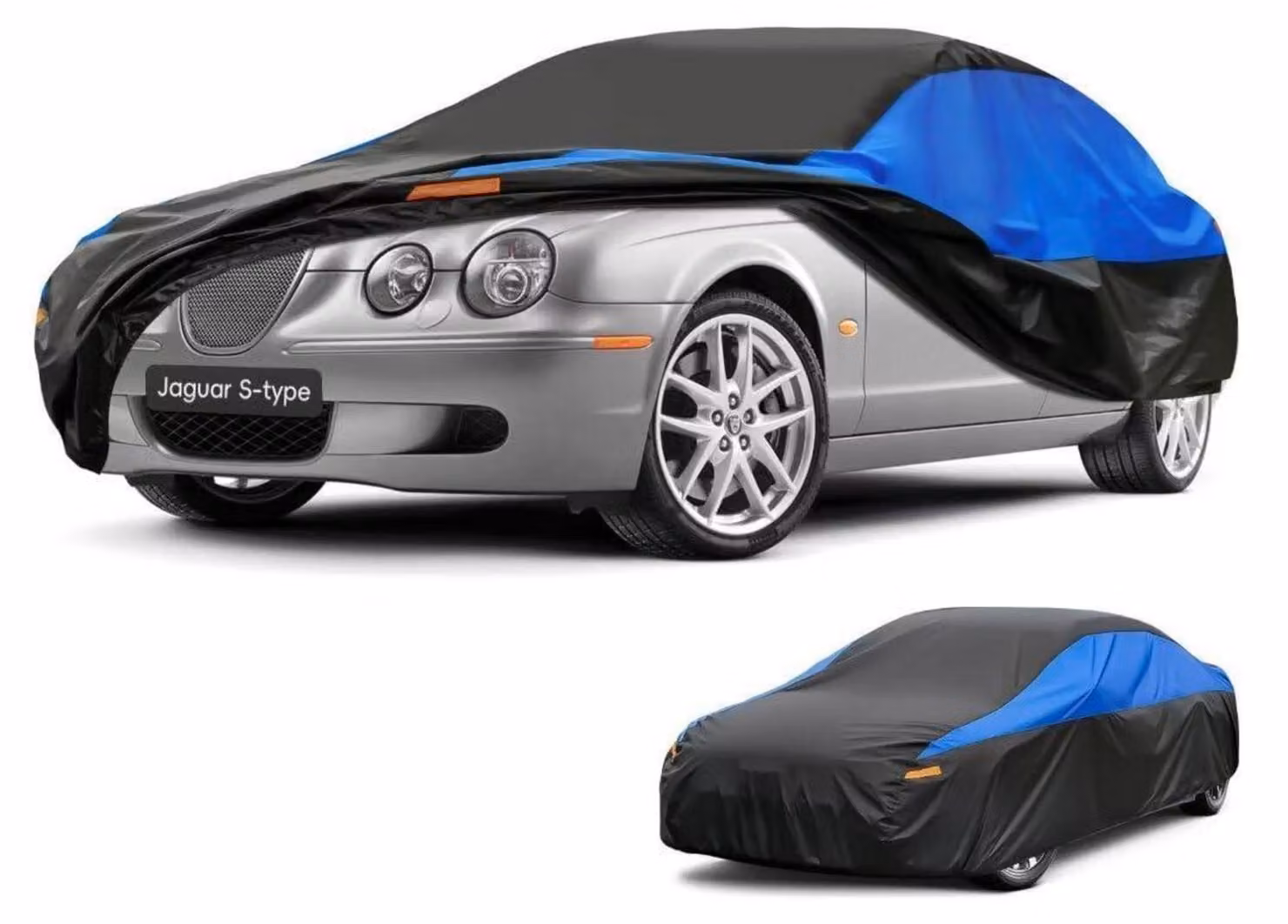Copertura impermeabile e traspirante per auto, adatta a Jaguar S-Type (1998-2007), disponibile nei colori nero e blu