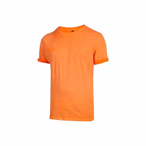 U-POWER T-shirt manica corta slim fit 100% cotone orange fluo 2XL