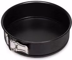 Stampo per torta a cerniera Gardenia Nero in acciaio inox antiaderente Diametro: 20 cm