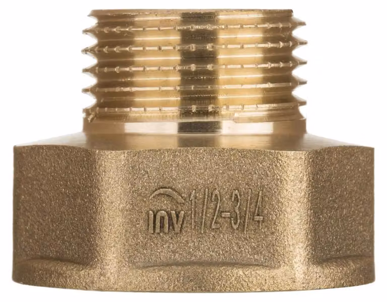 Nipplo In Ottone Dado Riduttore Filettatura A Vite 3/4*1/2