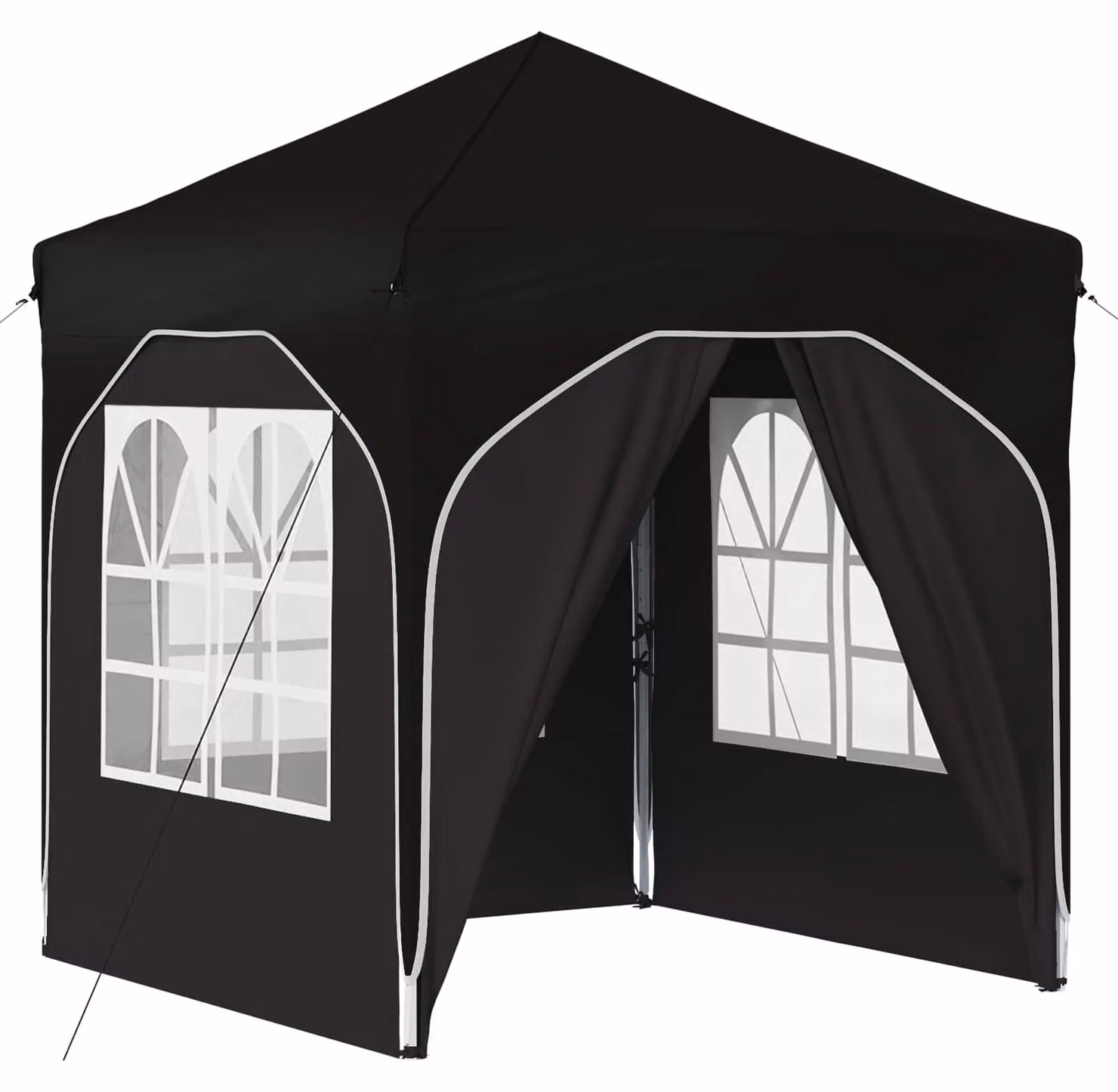 Tenda per feste a pop-up 192 x 192 x 245 cm Nero