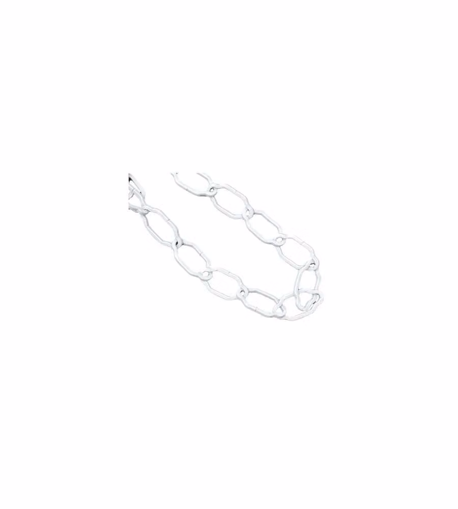 Catena Decorativa Bianca Mm.28X14