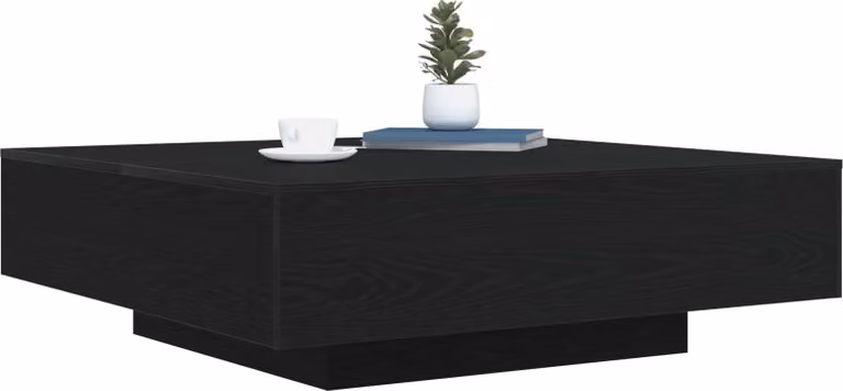 Tavolino da salotto Rovere Nero 100 x 100 x 31 cm