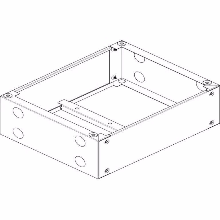 Base ABN RAL 7022 L 590 x H 200 x P 500 mm US220