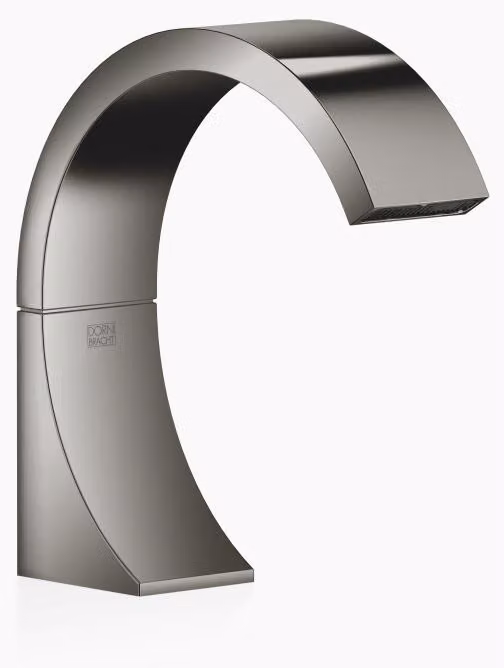 Dornbracht CYO Bec déverseur pour lavabos sans garniture de vidage, saillie 133mm, 13715811-19, 13715811-19