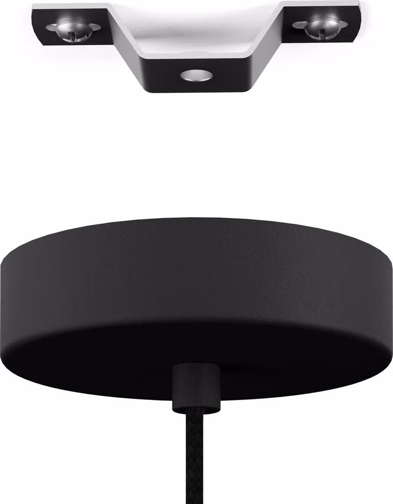 Eglo 43802 YORTH E27 lampada a sospensione Ø50mm nero argento