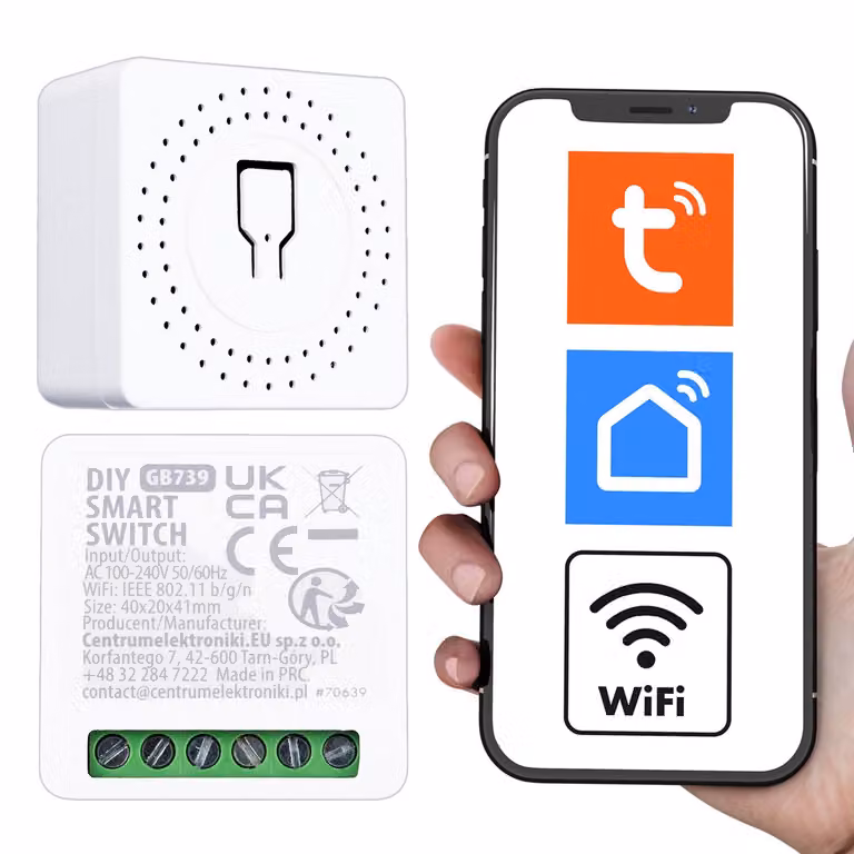 GreenBlue Relè Wi-Fi da incasso Android/iOS/Alexa/Google Home 100–240 V CA 50/60 Hz max. 16 A per LED 150 W GB739
