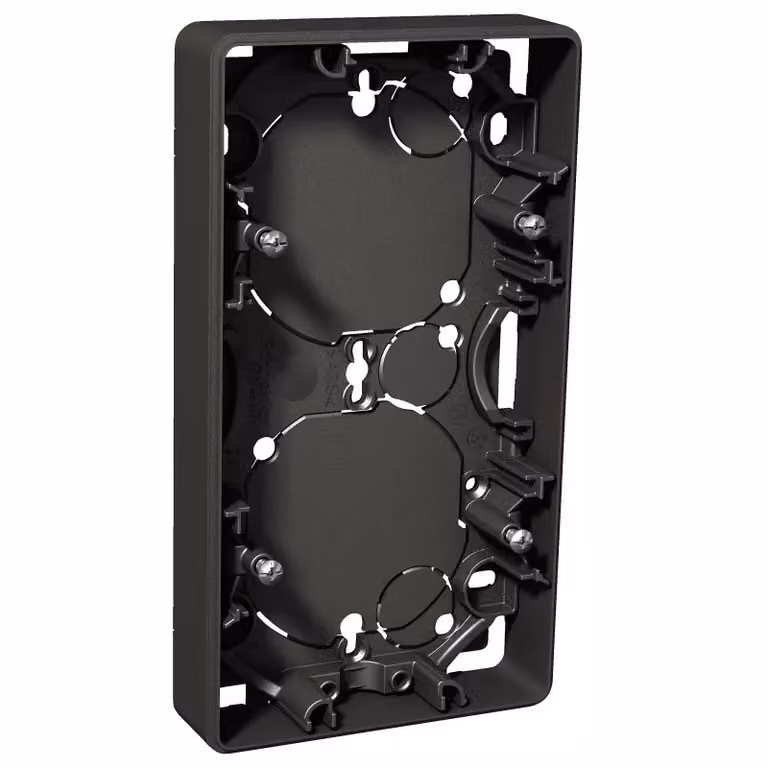 Scatola da incasso Elso, doppia, altezza 21 mm, Exxact antracite WDE003352