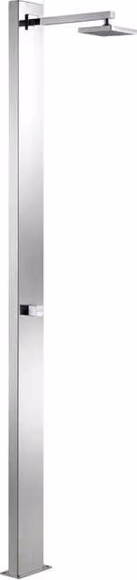 Doccia da esterno NIAGARA Astralpool in acciaio inox color argento, H: 215,7 cm – 1
