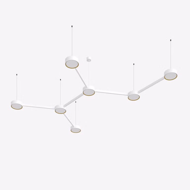 Lampada a sospensione LUCIS INFINITY II 108,4 W 3000 K vetro acrilico bianco 27.K1.60