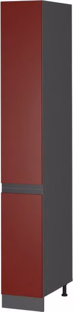Armadio da farmacia R-Line Rosso/Antracite 30 cm Forma a J Vicco