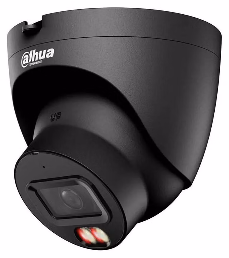 Telecamera di sorveglianza Dahua IPC-HDW21249T-S-IL-0280B-B, nera Nera, taglia unica