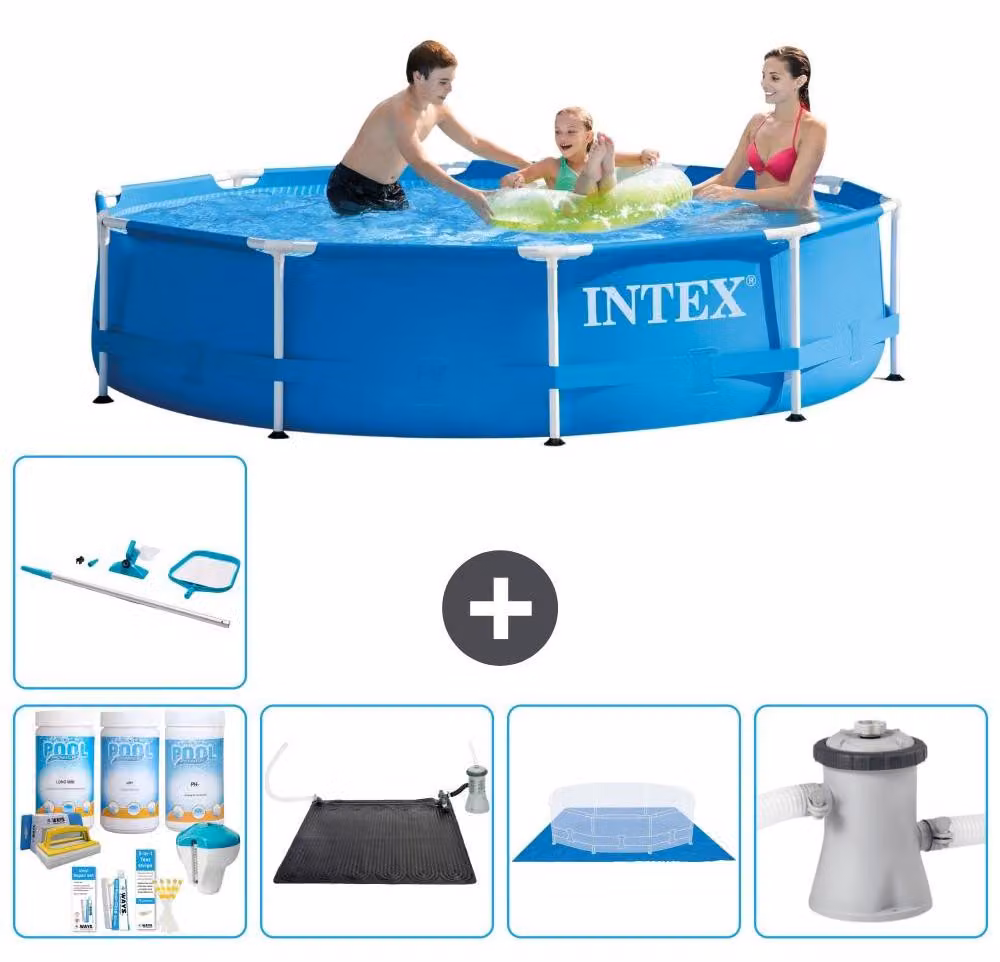Piscina autoportante rettangolare - 305x76 cm - 6 pezzi - Modello S20993