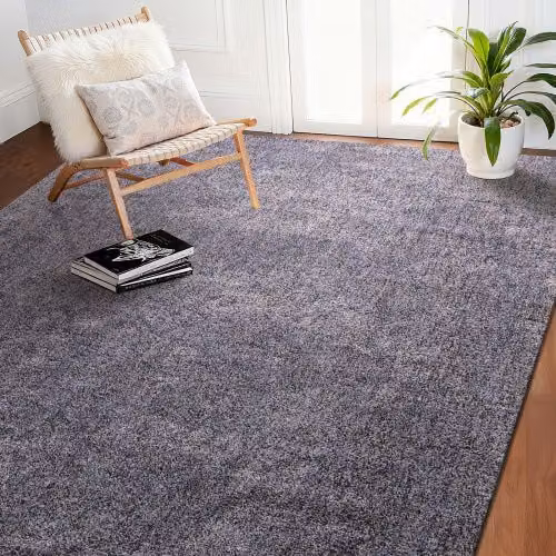 Tappeto VEVOR in peluche beige per soggiorno e camera da letto, morbido e antiscivolo, L: 244 cm x P: 305 cm