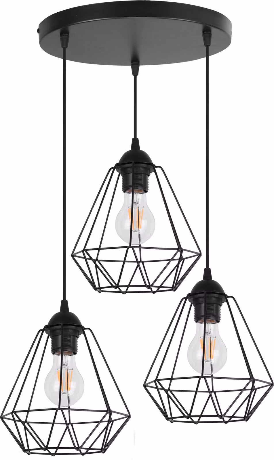 Lampada da soffitto Diamond Loft Edison Retro