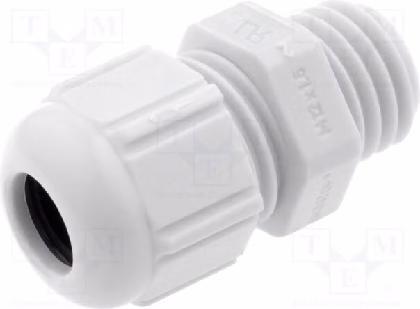 1 x Raccordo per cavo, grigio, Materiale: 1,5, Grado di protezione IP68, UL94V-2, Codice prodotto: 53111400, Tipo di connessione: M12
