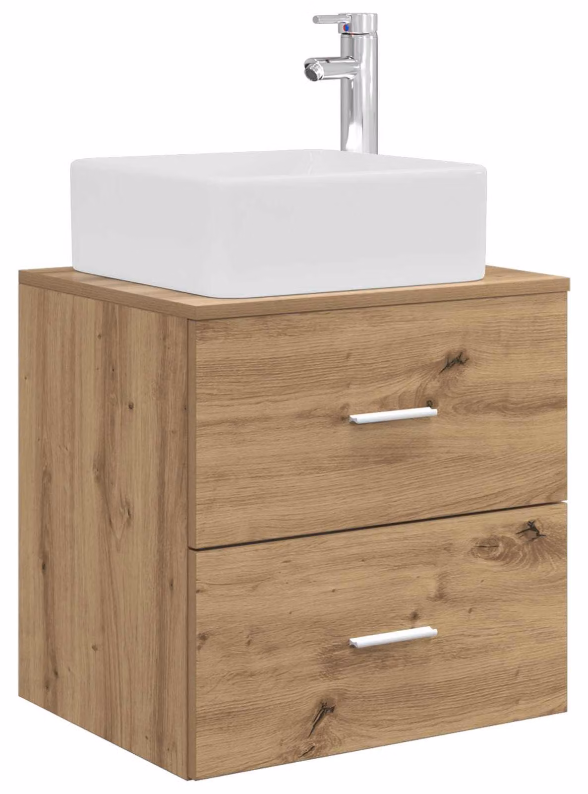 Mobile Lavabo da Parete Rovere Artigianale 49,5 x 41 x 63 cm