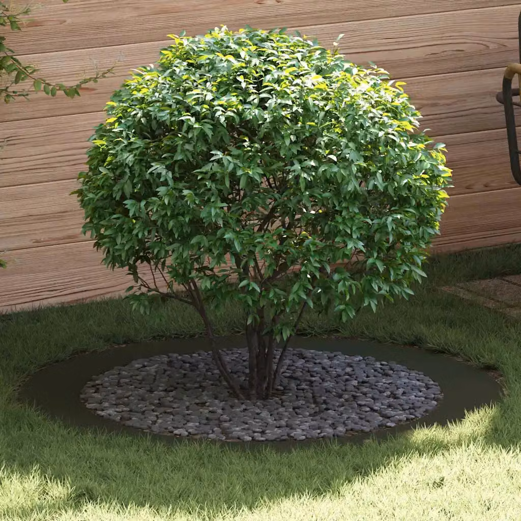 Set di 5 vasi da giardino ornamentali Oliver di vidaXL in acciaio, colore verde, Ø 120 cm