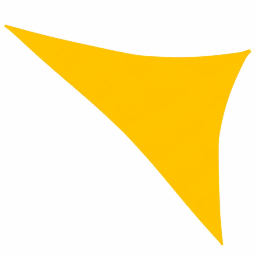 Tenda da sole "Living Store", 160 g/m², colore giallo, dimensioni 3x4x5 metri, realizzata in HDPE