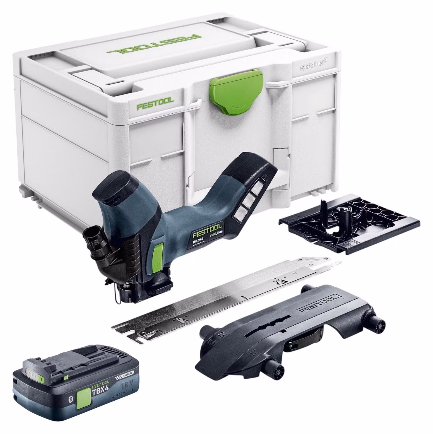 Festool ISC 240 EB-Basic Sega a batteria per materiali isolanti 18 V 240 mm + 1x batteria 4,0 Ah + Systainer - senza caricabatterie