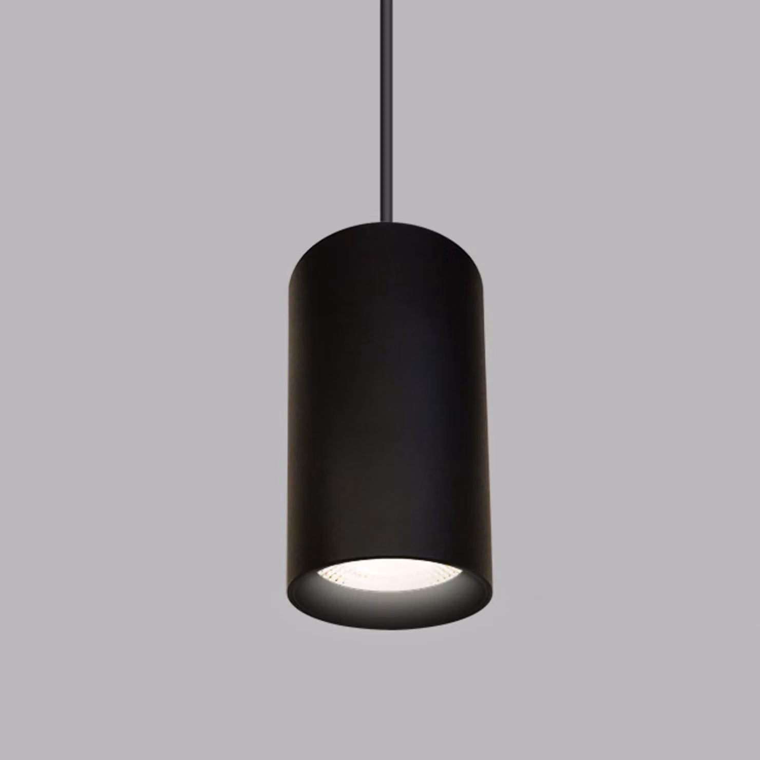 Apparecchio LED a sospensione LUKY CRI90 dimmerabile, Variante: nero, 3000 K, TRIAC