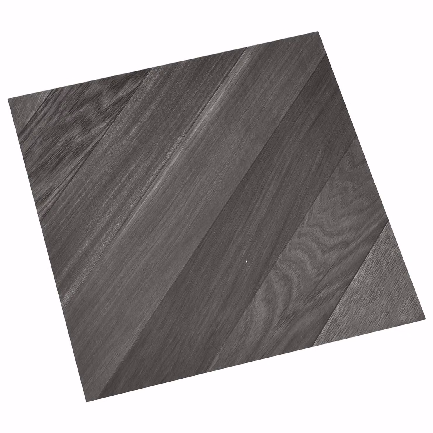 Plance per pavimentazione autoadesive vidaXL effetto legno grigie in plastica L: 30,5 cm, P: 30,5 cm, H: 1,86 cm