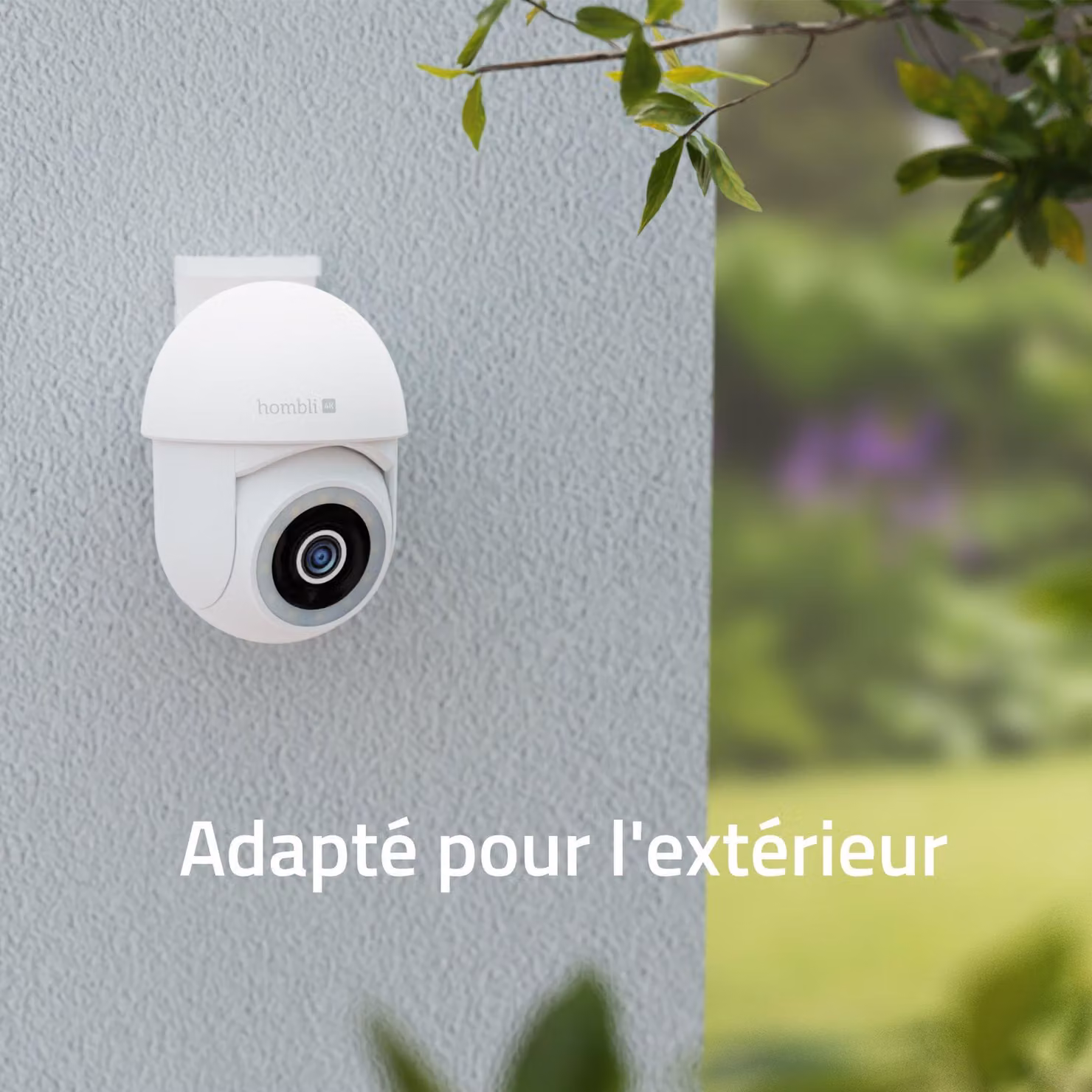 Hombli smarte outdoor Kamera Compact Cam 4K weiß