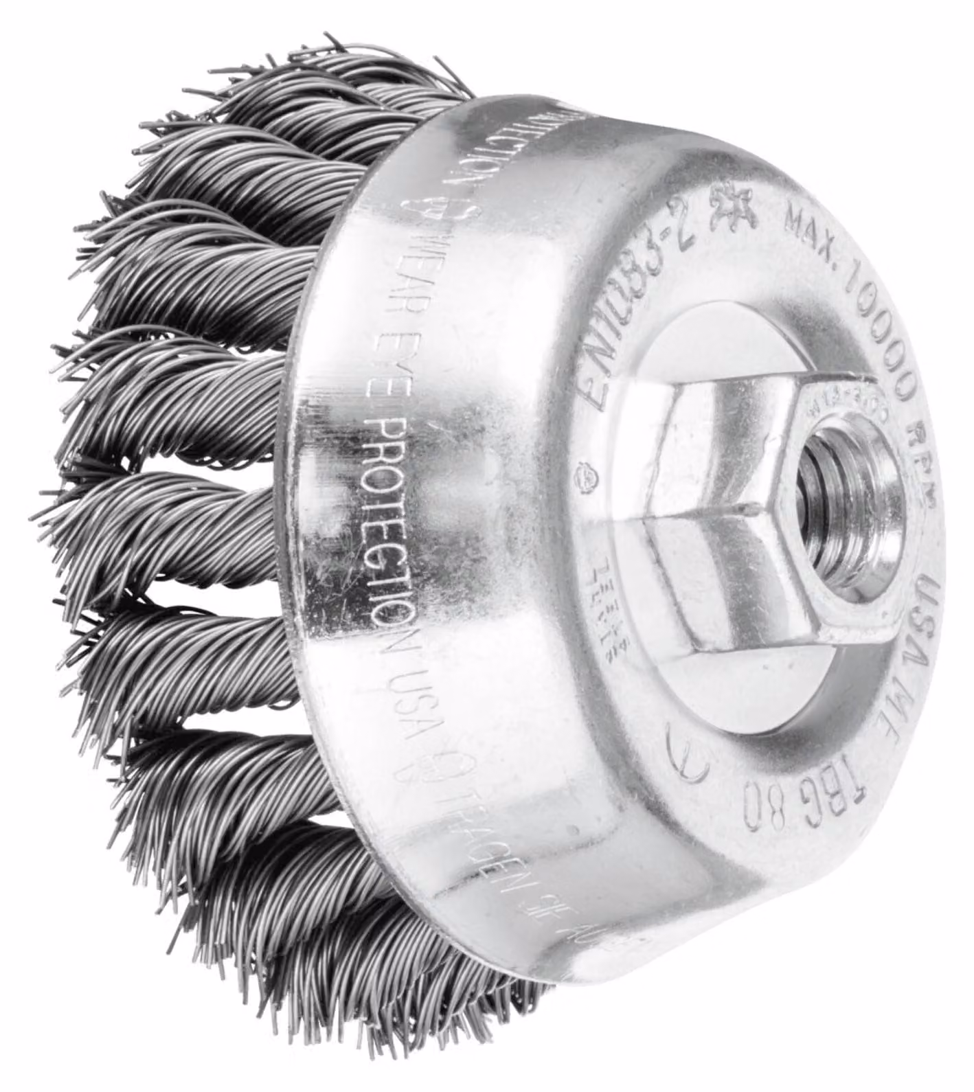 PFERD TOOLS Spazzola a tazza intrecciata TBG M14 Filo d'acciaio per smerigliatrice angolare