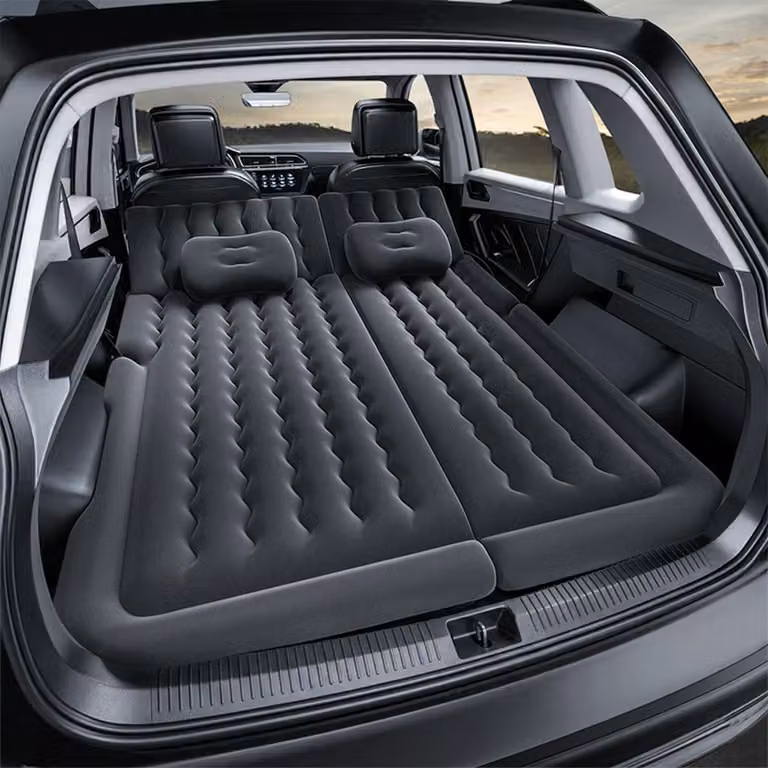 Materasso gonfiabile per auto con rivestimento in velluto
