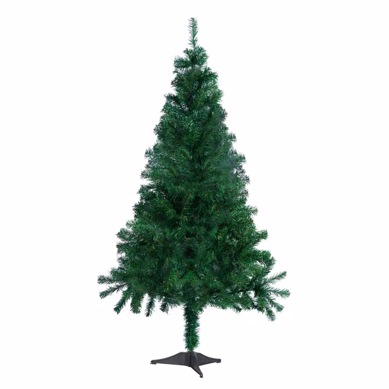 CCLIFE Albero di Natale artificiale abete Nordmann, 120 cm, 225 punte di rami, abete piccolo, stampaggio a iniezione, verde, Cushhom