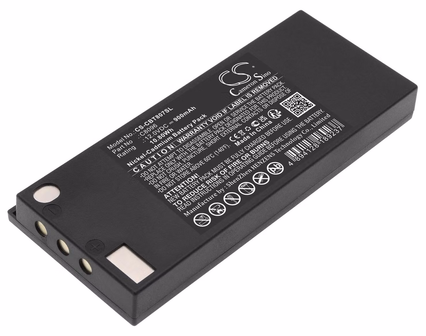 TECHTEK Batteria compatibile con [Cattron Theimeg] 7700T15, T01, Toggle Controller sostituisce C8096