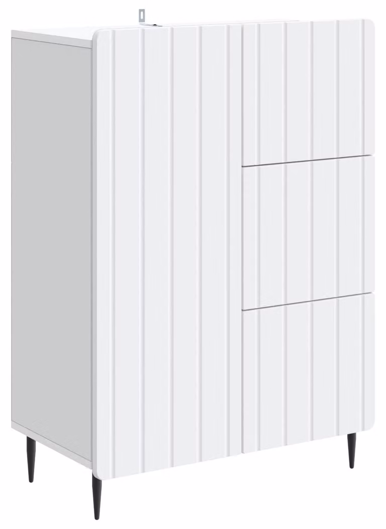 Credenza Bianco 66 x 34,5 x 91,5 cm Legno ingegnerizzato