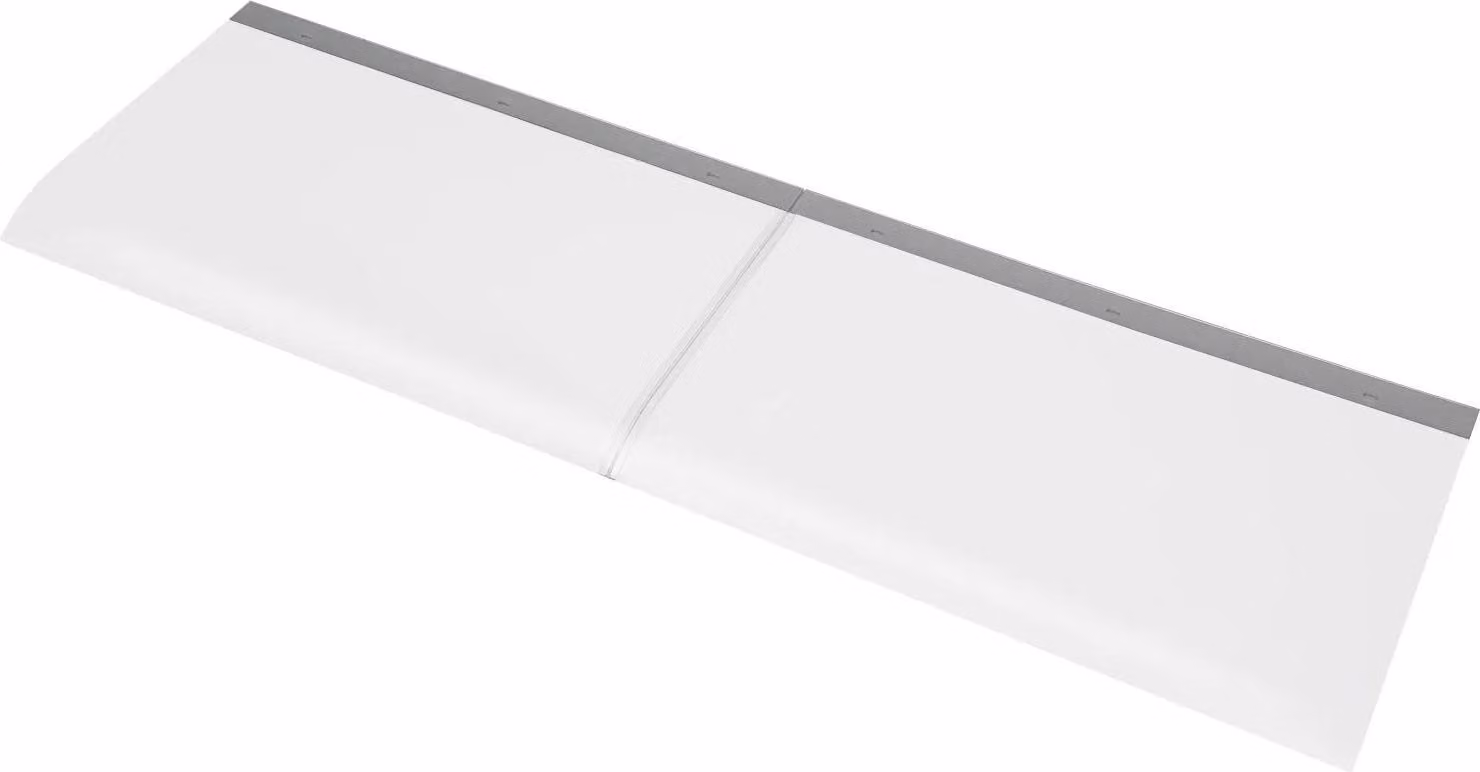 Tettoia per porta e tenda da sole per finestra - Copertura - 160×50 cm - PET 3,5 mm - Impermeabile - Temperatura da -30 a 70 °C - Trasparente