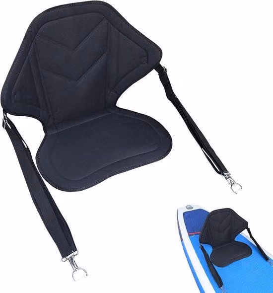 Sedile per paddle board | Sedia pieghevole da kayak con schienale per il paddle boarding