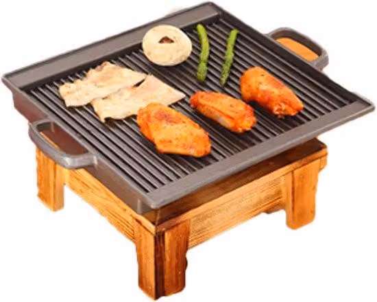 Barbecue compatto per campeggio e picnic, acciaio inossidabile, per esterni