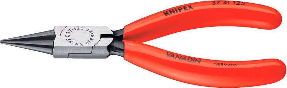 Knipex 37 41 125 Electrical &amp; precision engineering Round nose pliers Straight Tool steel 125 mm