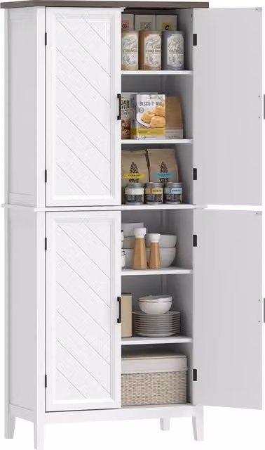 Buffet da cucina ¨C Minimal ¨C bianco 76x40x178,5cm