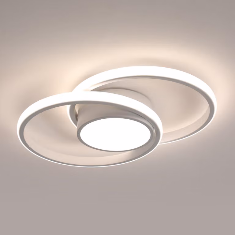 Lampada a soffitto LED, 42W, 40cm, plafoniera rotonda con luce naturale a 4500K, ideale per camere da letto, bagni, cucine e balconi