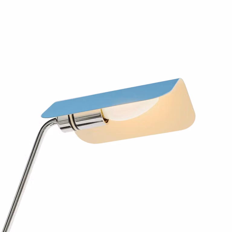HAY Lampada da scrivania Apex, Blu, Studio / Ufficio, Metallo, Design, Lampada da tavolo
